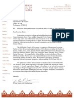 APCG Letter To Secretary Zinke Re OMDP and RGDN Natl Monuments 2.20.18