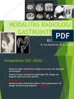 Ultrasonografi, Blok Alimentari