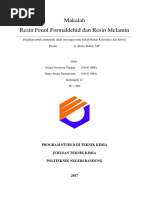 Download Kelompok 12 Resin Fenol Formaldehid Dan Resin Melamin by Nabila Rachmalia SN373145050 doc pdf