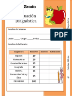 6to Grado - Diagnóstico