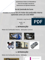 Modelo e Análise de Um MCI A Ciclo Miller