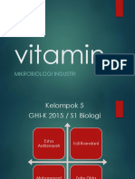 Vitamin: Mikrobiologi Industri