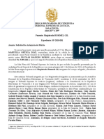 ADMISIÓN DE ANTEJUICIO DE MERITO (SP-2018-001) Fs..