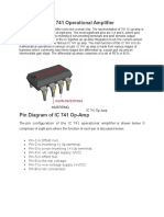 IC 741 Operational Amplifier