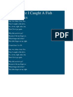 12345 Once I Caught A Fish Alive.docx
