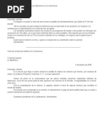 Carta Reclamos