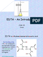 EDTA - An Introduction: CHM 103 Sinex