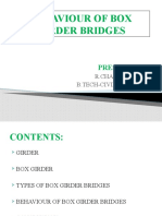 Behviour of Box Girder Bridges