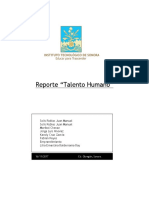 Reporte Talento Humano