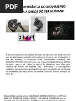 A Importância Do Movimento Para a Saúde Do Ser Humano