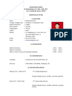 Contoh CV (Curriculum Vitae)