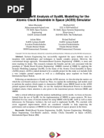 59 - Cost-Benefit Analysis of SysML Modelling For The Atomic Clock Ensemble in Space (ACES) Simulator