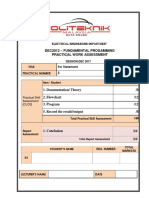 DEC2012 - Fundamental Progamming Practical Work Assessment: Electrical Engineering Department