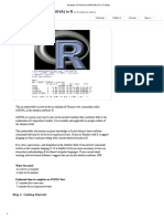 Analysis of Variance (ANOVA) in R - 5 Steps