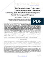 Correlates of Job Satisfaction and Performance Among The Faculty of Laguna State-1177