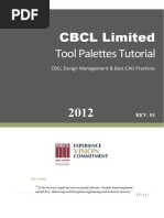 CBCL CAD Standards - Tool Palettes Tutorial