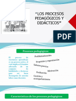 Procesos Pedag. y Didacticos