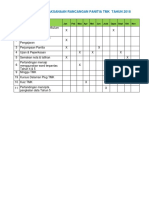 Carta Gantt Pelaksanaan Rancangan Panitia TMK Tahun 2018