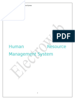 Human Resource Management System