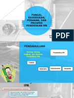 Fungsi, Peran, Kedudukan, Prospek Ipa