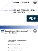 UPA Package 2, Module 4: 2.4.2 Instruments and Tools of Land Use Control