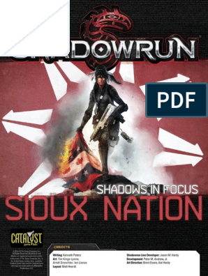 Skinne Bevægelse Alarmerende Shadowrun 5E Shadows in Focus - Sioux Nation PDF | PDF | Sioux | Weather