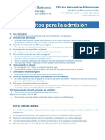 Requisitos de Admisiones Dominicanos 18917