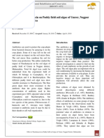 Effect of Paushamycin On Paddy Field Soil Algae of Umrer, Nagpur