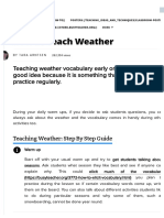 How To Teach Weather PDF