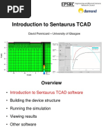 Introduction To Sentaurus TCAD