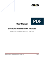 BSNL PM UM 07 Shutdown Maintenance Process V2 0