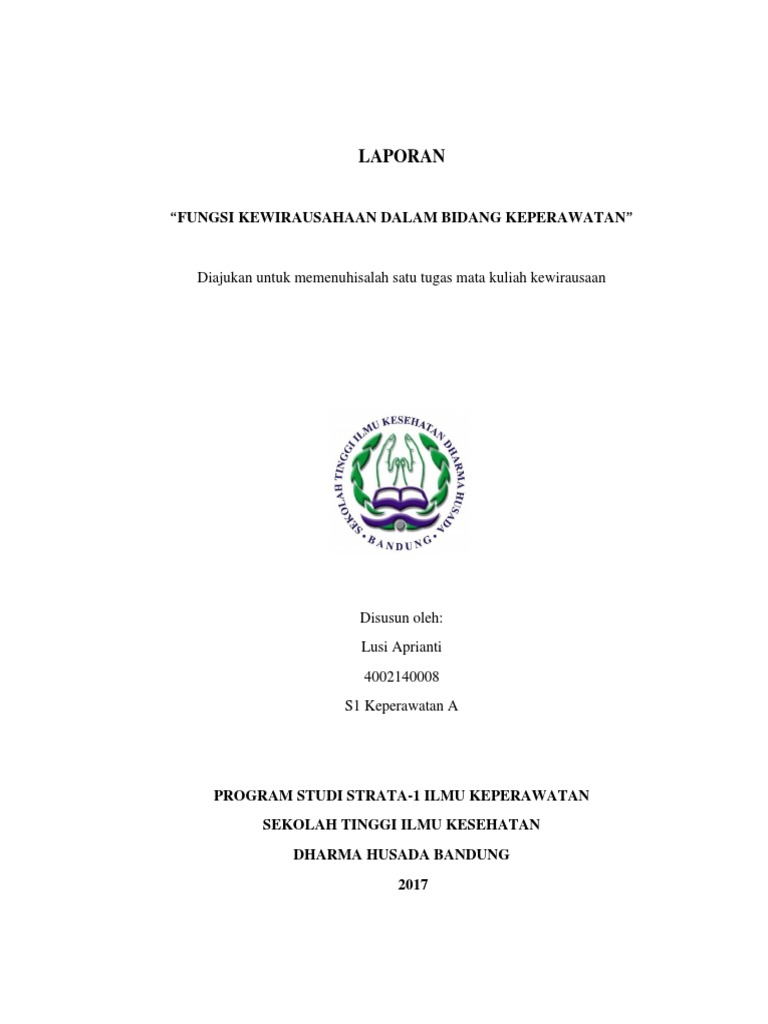 Kewirausahaan Dalam Bidang Kesehatan