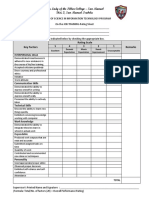 Key Factors Rating Scale Remarks: Our Lady of The Pillar College - San Manuel Dist. 3, San Manuel Isabela