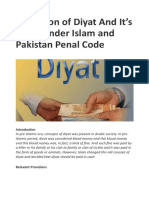 Definition of Diyat and It's Value Under Islam and Pakistan Penal Code - My Blog