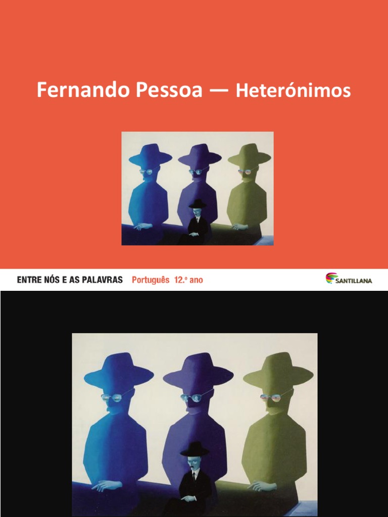 Os heterónimos de Fernando Pessoa: Alberto Caeiro, Ricardo Reis e ...