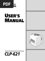 Ser'S Anual: Thermal Transfer Barcode & Label Printer