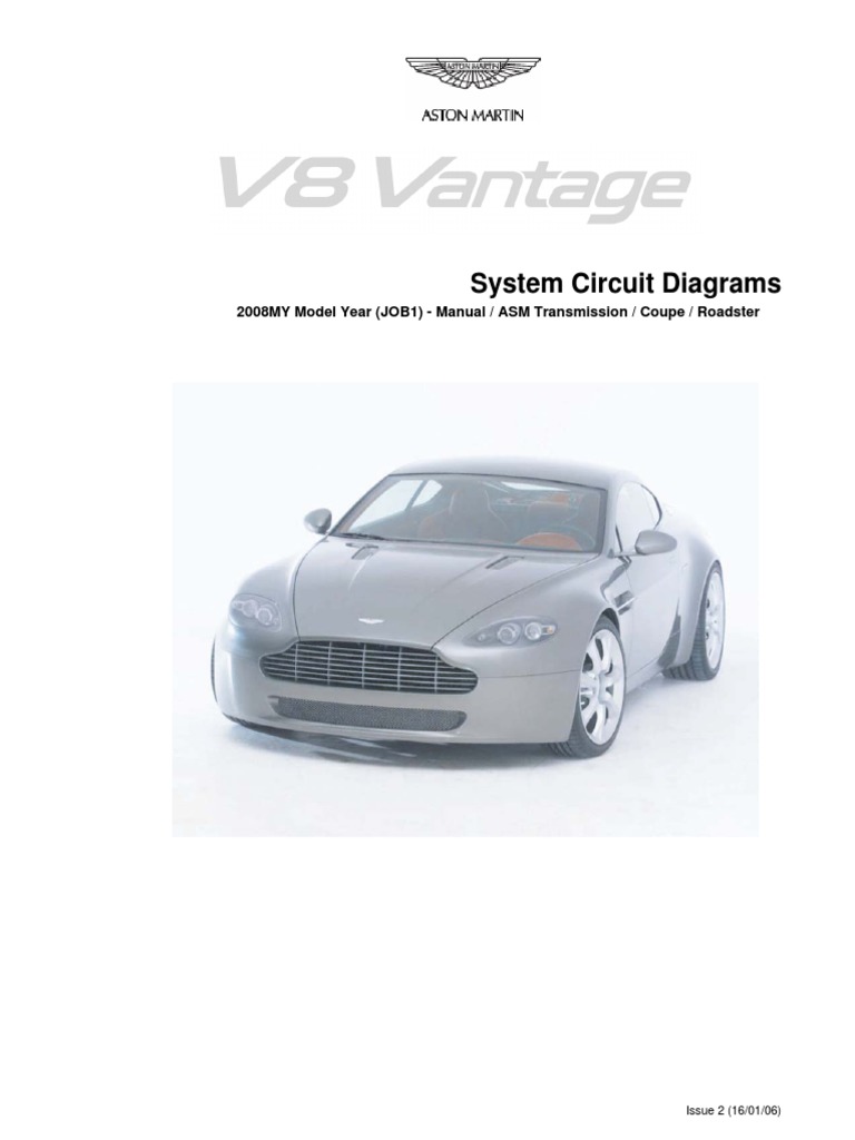 V8 Vantage Wiring Diagrams PDF | PDF
