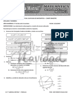 Examen Cuarto Bimestre