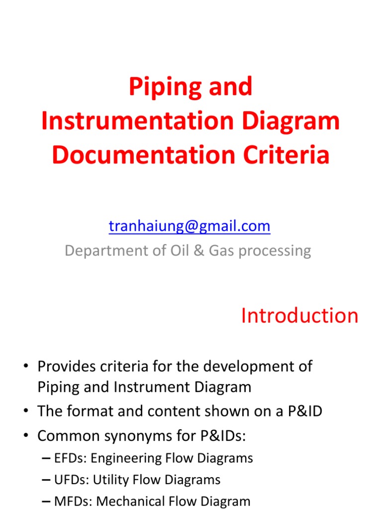 PID 1 DocumentationCriteria | PDF | Instrumentation | Valve