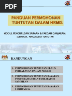 tuntutan perjalanan - hrmis