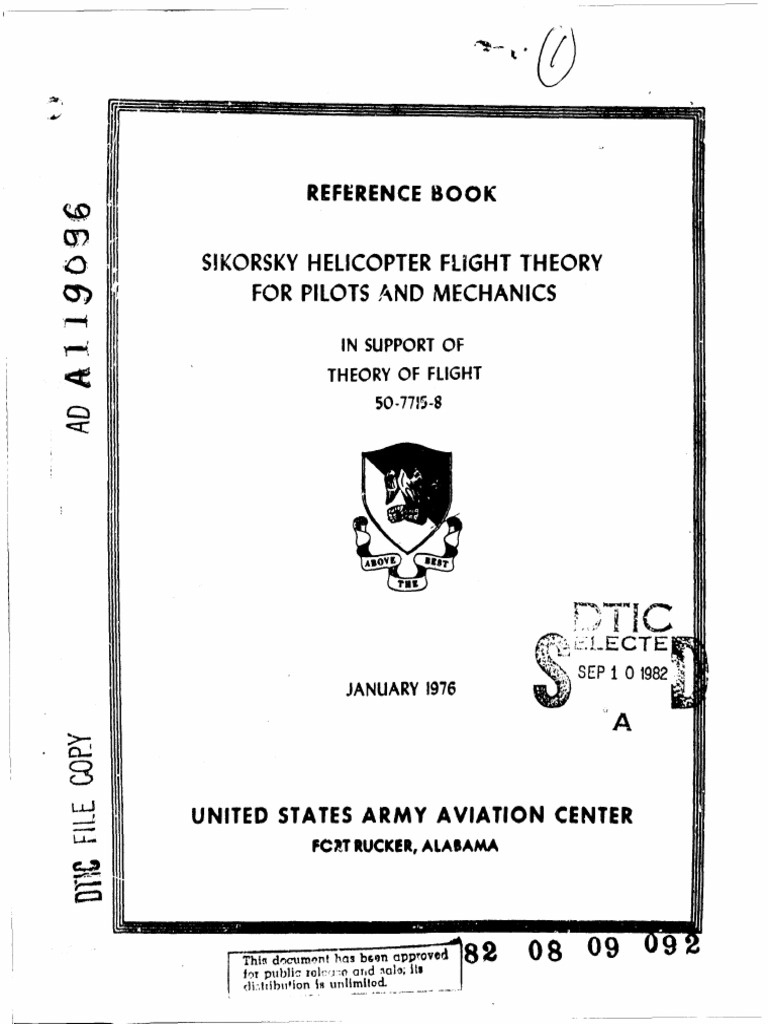Sikorsky Helicopter Flight Theory Guide | PDF | Lift (Force) | Airfoil
