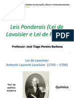 Leis de Lavoisier e Proust: conservação da massa e proporções fixas