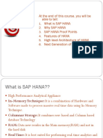 SAP HANA Introduction Overview