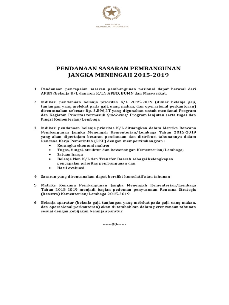 Matriks Kementerian Dan Lembaga Pdf Pdf