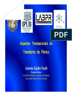 Aspectos Translacionais Do Transtorno Do Pânico_Prof. Antonio Egidio Nardi