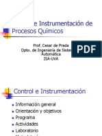 Control e Instrumentación de Procesos Químicos