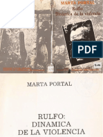 Rulfo. Dinámica de La Violencia - Marta Portal