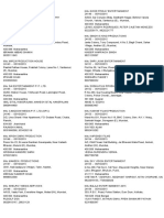 Document details for multiple production companies