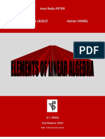 Ioan Radu PETER, s.a., Elements of linear algebra.pdf