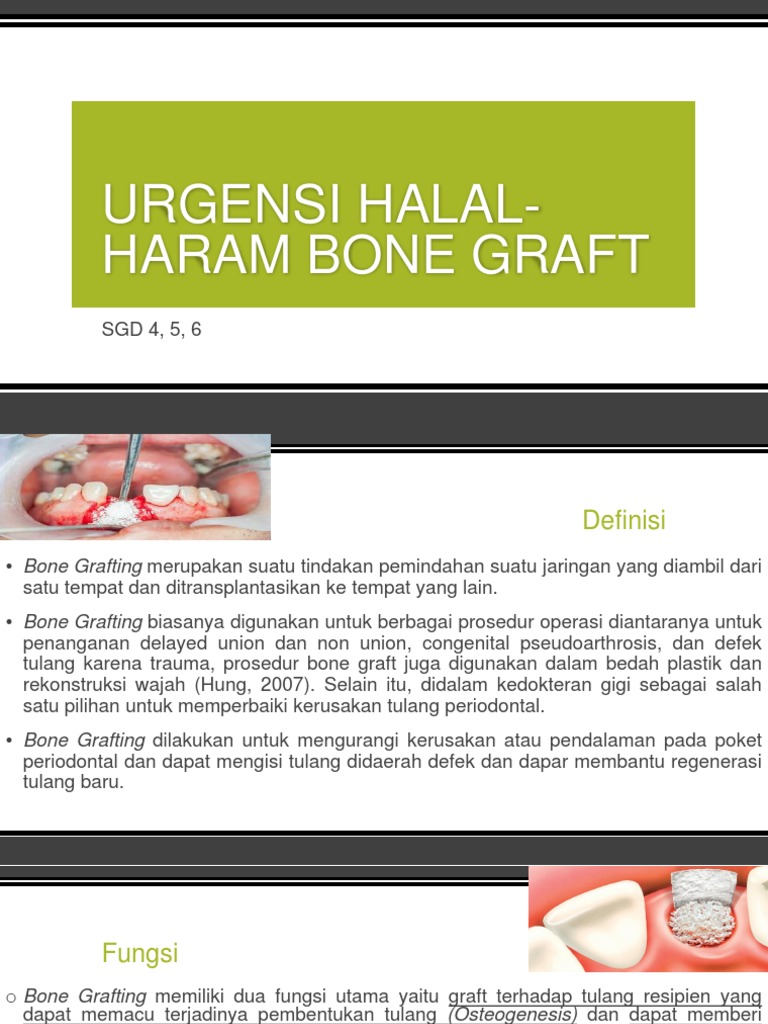 Urgensi HalaHaram Bone Graft PDF
